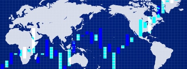 上下する株価のチャート